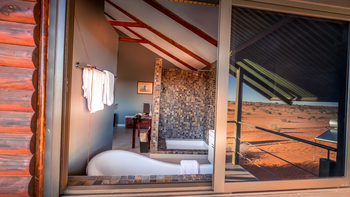 Bagatelle Kalahari Game Ranch: Blick ins Bad