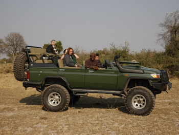 Duba Plains Camp: Geländefahrzeug