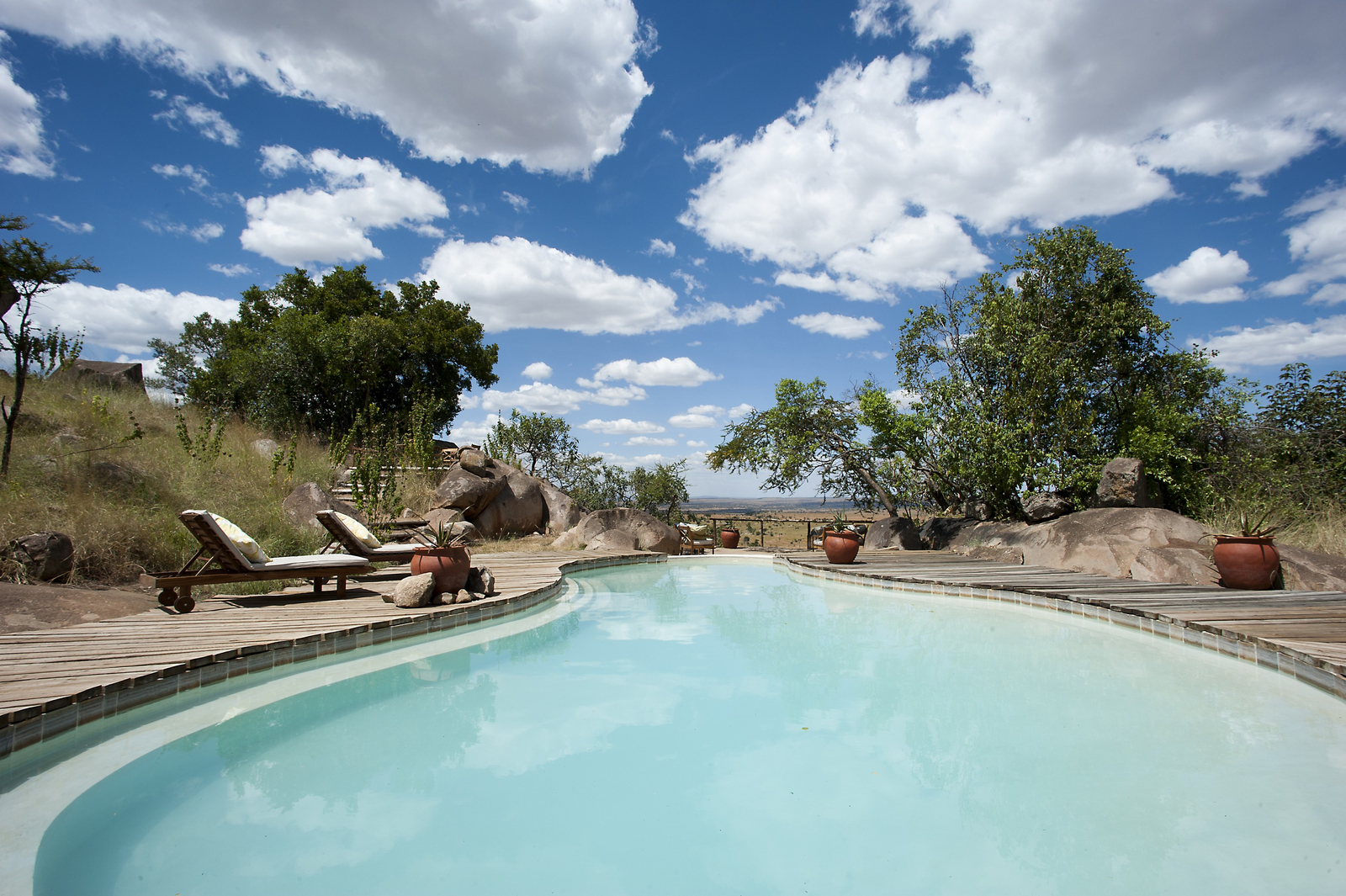 Lamai Serengeti Lamai Serengeti: Swimming Pool mit Liegestühlen