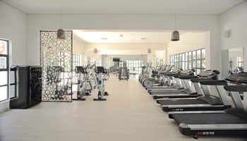 Latitude 0: Blick durch The Gym