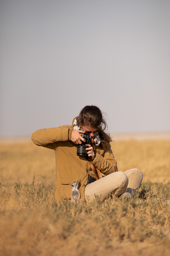 Camp Kalahari Camp Kalahari: Begegnung mit Erdmännchen