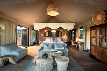 Nyamatusi Camp Nyamatusi Camp: Schlafzimmer frontal