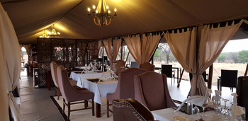 Ole Serai Camp Kogatende: Restaurant Interior