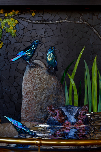 Tuludi Camp: Mosaik Detail