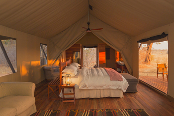 Verney's Camp: Gästezelte