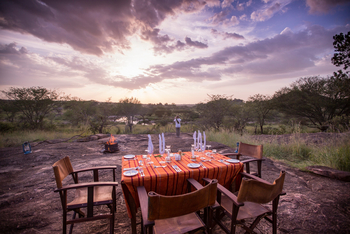 Elewana Serengeti Migration Camp: Esstisch