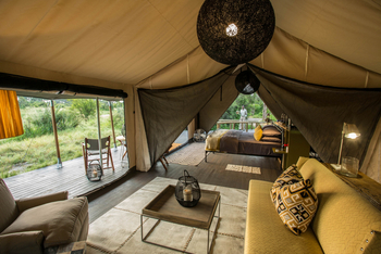 Gomoti Plains Camp: Gästezelte