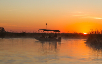 Kanana Camp: Vogelkolonie - Sonnenuntergang