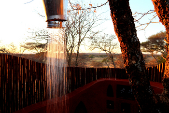 Little Oliver's Camp: Bucket Shower