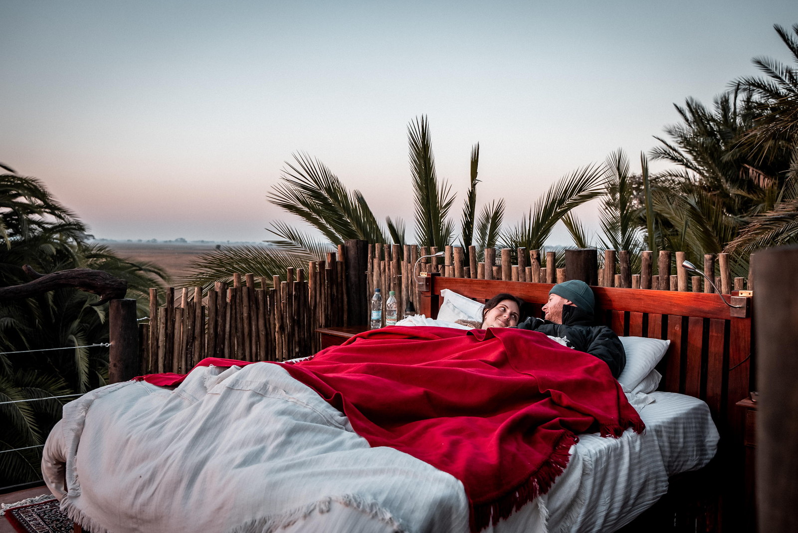 Mukambi Busanga Plains Camp Mukambi Busanga Plains Camp: Gäste im Starbed