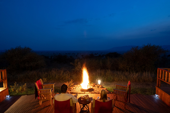 Nyikani Camp Central Serengeti: Lagerfeuer