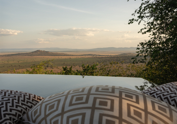 Singita Kilima: Blick vom Pool