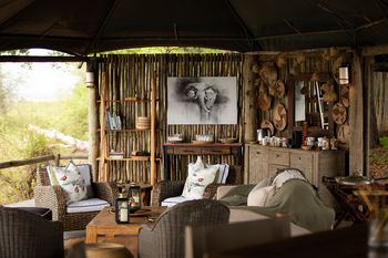 Amanzi Camp: Coffee Station in der Lounge