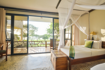 Anyadwe House: Blick zur Veranda