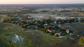 Atzaro Okavango Camp: Luftbild