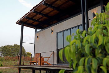 Bori Safari Lodge: Privater Balkon