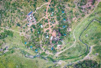 Deteema Springs Camp: Luftbild