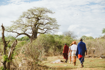 Ruaha River Lodge: Naturwanderung