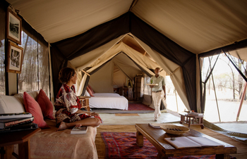 Serians Serengeti Mobile Kusini Camp: Interior Gästezelt