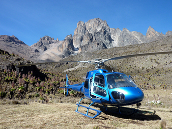 Sirikoi Lodge Sirikoi Lodge: Helikopter