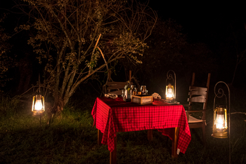 Soroi Mara Bush Camp: Bush Dinner