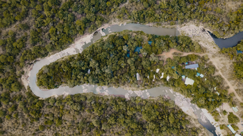 Soroi Mara Bush Camp: Drohnenaufnahme