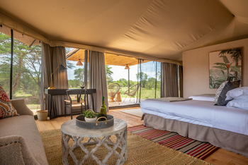 The River Camp: Canvas-Suite mit Doppelbett und Sofa
