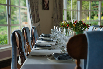 Gibb's Farm: Gedeckter Tisch