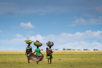 King Lewanika Lodge: Einheimische