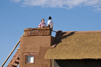 Kulala Desert Lodge: Aussichtsplattform