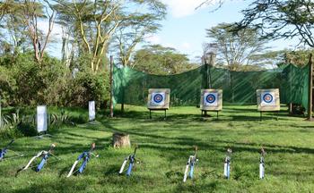 Lake Manyara Serena Safari Lodge: Bogenschießen