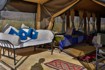 Lake Natron Camp: Sofa unter dem Zeltvordach