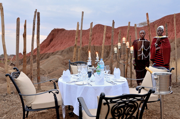 Ngorongoro Oldeani Mountain Lodge: Privates Dinner