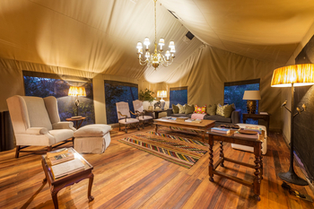 Verney's Camp: Hauptzelt