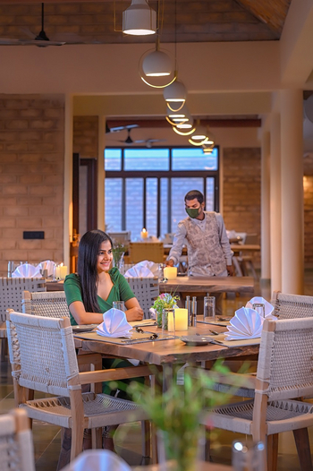 Waghoba Eco Lodge: Privater Tisch