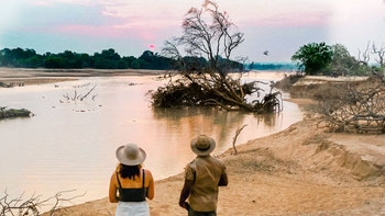 Shawa Luangwa Camp: Sonnenuntergang