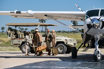 Xigera Safari Lodge Xigera Safari Lodge: Landung am Airstrip