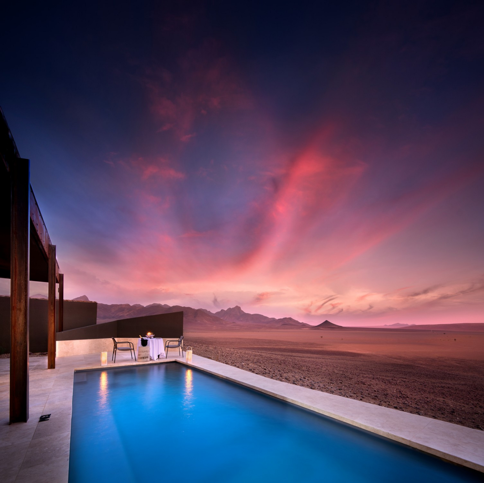 andBeyond Sossusvlei Desert Lodge andBeyond Sossusvlei Desert Lodge: Suite - Sonnenuntergang