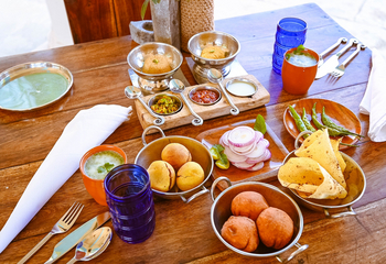 Brij Lakshman Sagar: Küche - Frühstück