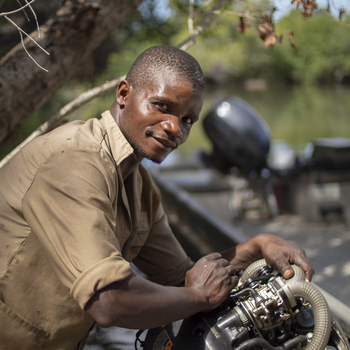 KaingU Safari Lodge: Mike, der Mechaniker