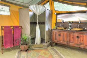 Kicheche Laikipia Camp: Doppelwaschtisch