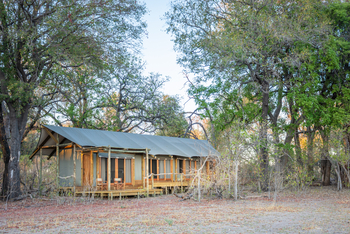 Kwara Camp Kwara Camp: Gästezelt Außenansicht