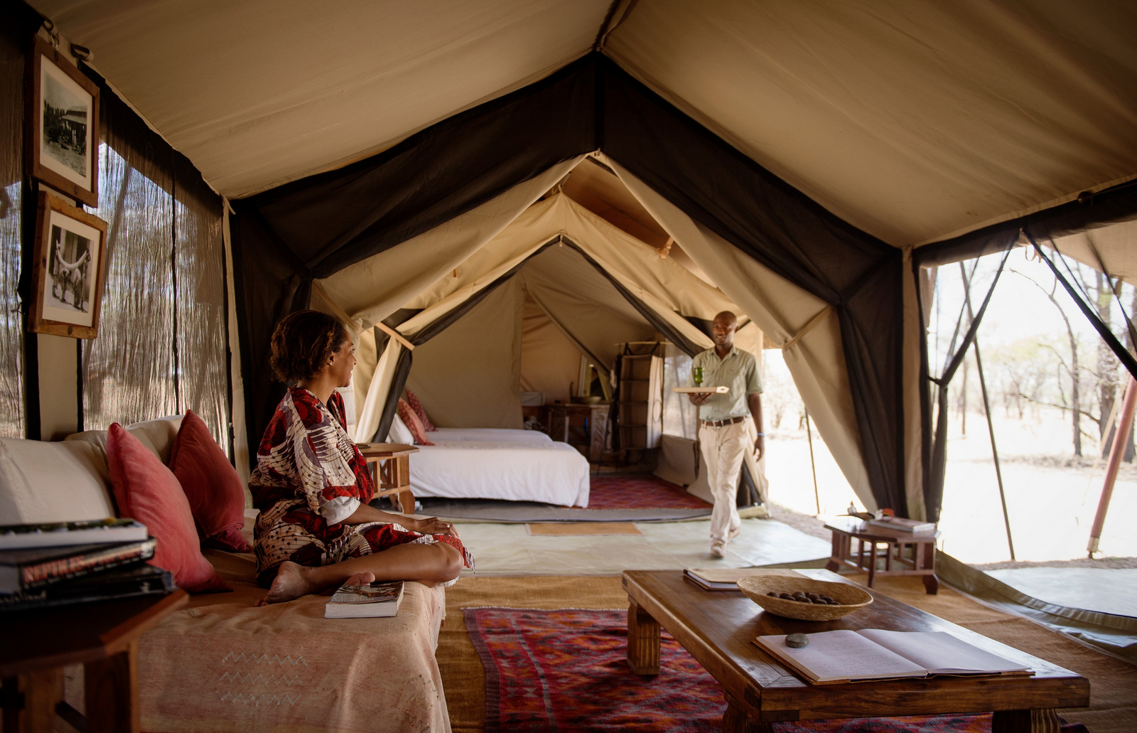 Serians Serengeti Mobile Kusini Camp Serians Serengeti Mobile Kusini Camp: Interior Gästezelt