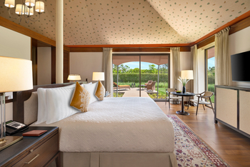 The Oberoi Vindhyavilas Wildlife Resort: Doppelbett