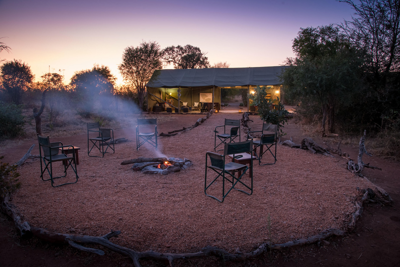 Hwange Bush Camp Hwange Bush Camp: Feuerplatz