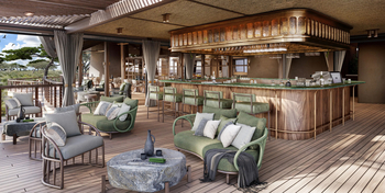 Kitirua Plains Lodge: Lounge - Architektenskizze