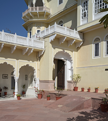 Nahargarh: Im Innenhof
