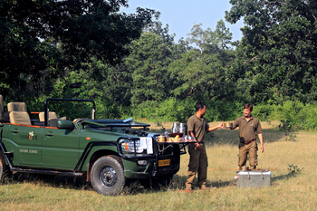 Samode Safari Lodge Samode Safari Lodge: Kaffeepause