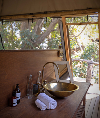 Shawa Luangwa Camp: Waschbecken