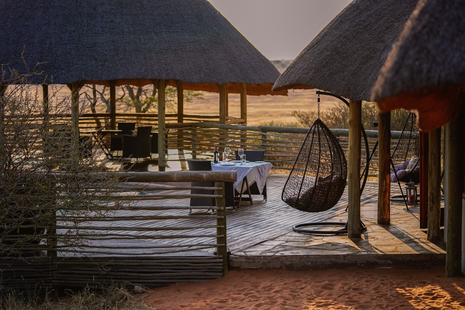 Suricate Tented Camp Suricate Tented Camp: Vordach und Pavillon